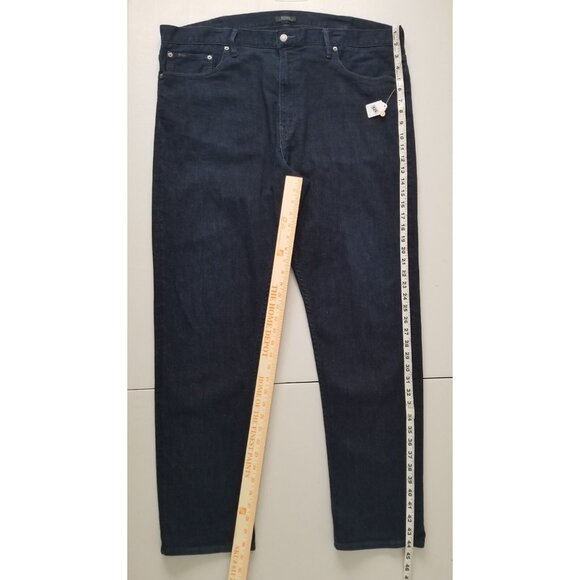 POLO RALPH LAUREN BLACK LABEL BLUE DENIM JEANS STRETCH COTTON SIZE 42BX32 #828 - Picture 3 of 8